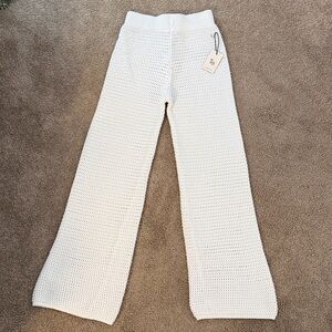 Sincerely Jules White Knit Kids Pants